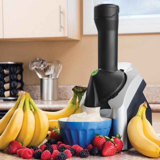 Yonanas Home Frozen Yogurt Maker - устройство для приготовления мороженного и йогурта в домашних условиях