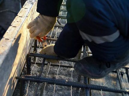 Использование кабеля для бетонного раствора