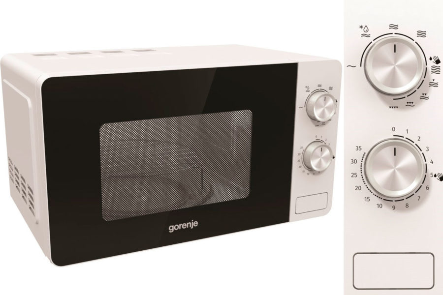 Доступная механическая СВЧ-печь Gorenje MO 20 E2W