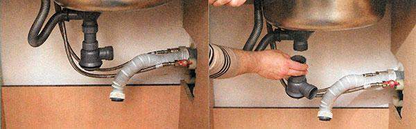 Демонтаж сифона