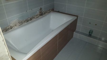 Готовый экран из плитки